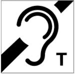 Induktiosilmukkasymboli standardin mukaan.